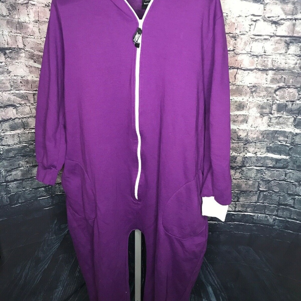 Thuggies Oversized adult butt flap jumpsuit PJ Md